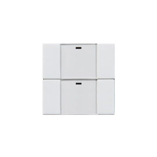 ABB Impressivo 6732-84-500 Tryckknapp 2-polig, trådlös Vit