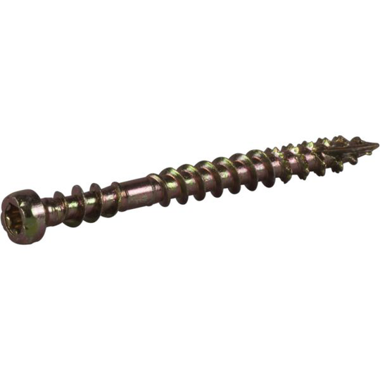 ESSVE 554642 Listskruv 3,9 mm Ø, gulkrom, TX10 42 mm, 400-pack