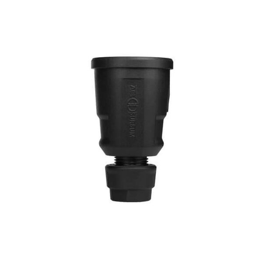 ABL Schuka Ultra Home Skarvuttag svart, IP44, 16A, petskydd, lock