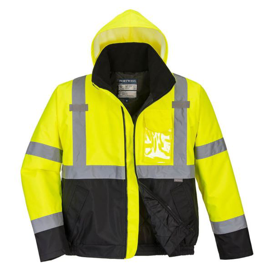 Portwest S363 Jacka Hi-Vis gul/svart S