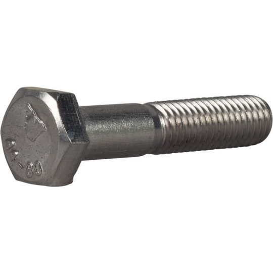 ESSVE 61091153 Sexkantsskruv 10 mm Ø, A4-80, DIN931 50 mm, 50-pack