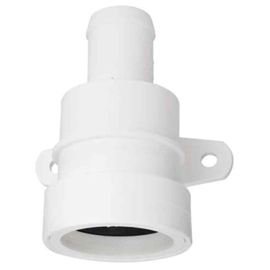 Gelia 3000730962 Anslutningsnippel för tvättmaskiner, 32 mm rör
