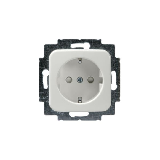 ABB Jussi 20EUKB-214 Vägguttagsinsats 1-vägs, med lock